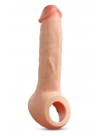 Телесная насадка-удлинитель Thrive 8.75 Inch Realistic Penis Extender Sleeve - 22,2 см. - Blush Novelties - в Калининграде купить с доставкой