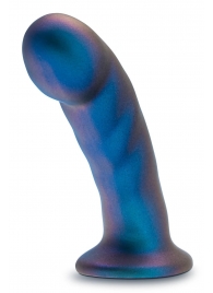 Синяя насадка-фаллоимитатор Rebellion 5.75 Inch Pegging Dildo - 14,6 см. - Blush Novelties - купить с доставкой в Калининграде
