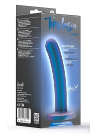 Синяя насадка с гладкой поверхностью Surrender 5.75 Inch Intermediate Pegging Dildo - 14,6 см. - Blush Novelties - купить с доставкой в Калининграде