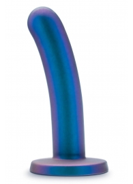 Синяя насадка с гладкой поверхностью Surrender 5.75 Inch Intermediate Pegging Dildo - 14,6 см. - Blush Novelties - купить с доставкой в Калининграде
