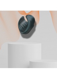 Серый сквозной мастурбатор с вибрацией Manwan Starter - Manwan - в Калининграде купить с доставкой