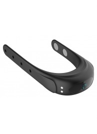 Черное эрекционное виброкольцо на ремешках - Boys of Toys - в Калининграде купить с доставкой