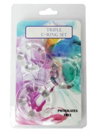 Набор из 3 эрекционных прозрачных колец - Boys of Toys - в Калининграде купить с доставкой