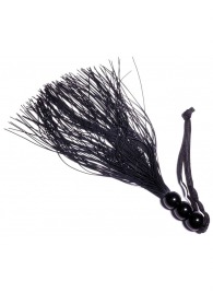 Черная силиконовая плетка - 25,4 см. - Boys of Toys - купить с доставкой в Калининграде