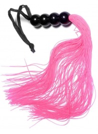 Розовая силиконовая плеть - 35,5 см. - Boys of Toys - купить с доставкой в Калининграде