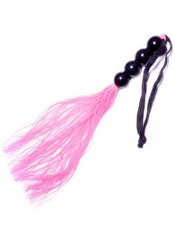 Розовая силиконовая плеть - 35,5 см. - Boys of Toys - купить с доставкой в Калининграде