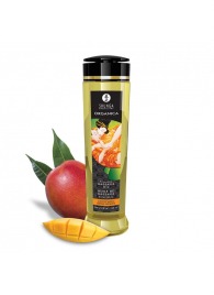 Массажное масло для тела Luscious Mango с ароматом манго - 240 мл. - Shunga - купить с доставкой в Калининграде