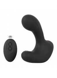Черная анальная вибропробка с функцией расширения RC Butt Plug with 3 functions - Orion - в Калининграде купить с доставкой