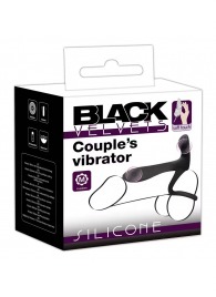 Черная насадка на член с вибрацией Couple’s Vibrator - Orion - в Калининграде купить с доставкой