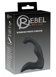 Черный перезаряжаемый стимулятор простаты с вибрацией - 14,6 см. - Orion - в Калининграде купить с доставкой