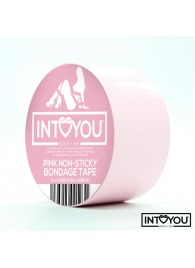 Розовый скотч для фиксации Non-Sticky Bondage Tape - 15 м. - Intoyou - купить с доставкой в Калининграде