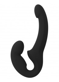 Черный безремневой страпон Share Lite - Fun Factory - купить с доставкой в Калининграде