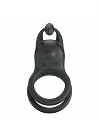 Черное перезаряжаемое виброкольцо Goodwin - Baile - в Калининграде купить с доставкой