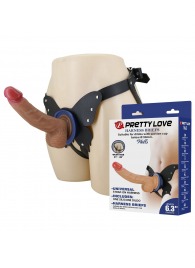 Поясной страпон Wells: трусики в форме бабочки и фаллоимитатор-насадка - Baile - купить с доставкой в Калининграде
