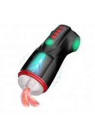 Интерактивный мастурбатор Raven с вакуумом, вибрацией и подсветкой - Shots Media BV - в Калининграде купить с доставкой