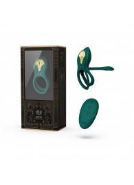 Зеленое эрекционное виброкольцо Bayek с пультом ДУ - Zalo - в Калининграде купить с доставкой