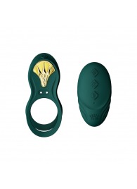 Зеленое эрекционное виброкольцо Bayek с пультом ДУ - Zalo - в Калининграде купить с доставкой
