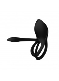 Черное эрекционное виброкольцо Bayek с пультом ДУ - Zalo - в Калининграде купить с доставкой