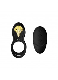 Черное эрекционное виброкольцо Bayek с пультом ДУ - Zalo - в Калининграде купить с доставкой