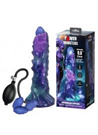 Фиолетовый яйцеродящий фаллоимитатор Duskwalker Sentinal на присоске - 22,4 см. - Baile - купить с доставкой в Калининграде