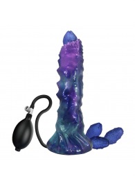 Фиолетовый яйцеродящий фаллоимитатор Duskwalker Sentinal на присоске - 22,4 см. - Baile - купить с доставкой в Калининграде