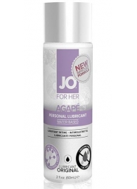 Лубрикант на водной основе для женщин JO AGAPE LUBRICANT ORIGINAL - 60 мл. - System JO - купить с доставкой в Калининграде