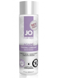 Женский лубрикант на водной основе JO AGAPE LUBRICANT ORIGINAL - 120 мл. - System JO - купить с доставкой в Калининграде