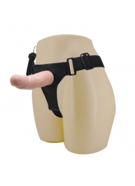 Реалистичный страпон-фаллоимитатор на трусиках Ultra Passionate Harness - 15 см. - Baile - купить с доставкой в Калининграде