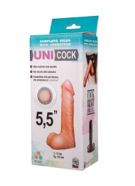Фаллическая насадка Харнесс UNICOCK 5,5  - 17 см. - LOVETOY (А-Полимер) - купить с доставкой в Калининграде