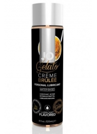 Лубрикант с ароматом крем-брюле JO GELATO CREME BRULEE - 120 мл. - System JO - купить с доставкой в Калининграде