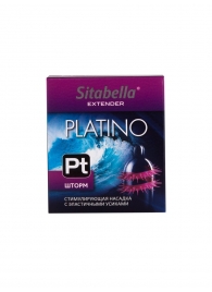 Стимулирующая насадка со спиралью из усиков Platino  Шторм - Sitabella - купить с доставкой в Калининграде