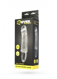 Прозрачная насадка с петлёй для фиксации - 14 см. - ToyFa - в Калининграде купить с доставкой