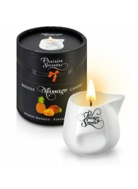 Массажная свеча с ароматом манго и ананаса Bougie de Massage Ananas Mangue - 80 мл. - Plaisir Secret - купить с доставкой в Калининграде