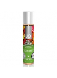 Смазка с ароматом тропических фруктов JO Flavored Tropical Passion - 30 мл. - System JO - купить с доставкой в Калининграде