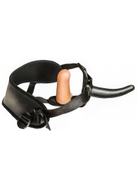 Женский страпон с вагинальной пробкой Woman Strap - 12 см. - LOVETOY (А-Полимер) - купить с доставкой в Калининграде