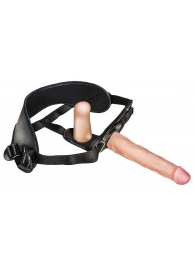 Женский страпон с вагинальной пробкой Woman Strap - 18 см. - LOVETOY (А-Полимер) - купить с доставкой в Калининграде