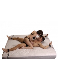 Бондаж для фиксации на кровати Frisky Bedroom Restraint Kit - XR Brands - купить с доставкой в Калининграде
