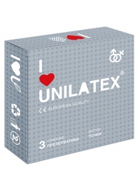 Презервативы с точками Unilatex Dotted - 3 шт. - Unilatex - купить с доставкой в Калининграде