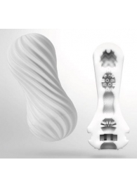 Мастурбатор FLEX Silky White с мягким рельефом - Tenga - в Калининграде купить с доставкой