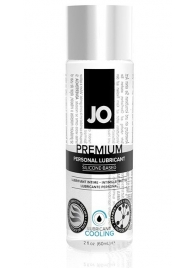 Охлаждающий лубрикант на силиконовой основе JO Personal Premium Lubricant Cooling - 60 мл. - System JO - купить с доставкой в Калининграде
