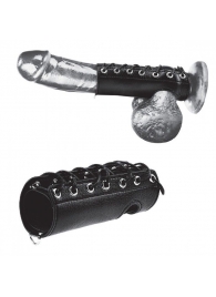 Сбруя на член на шнуровке 5  Cock Sheath - BlueLine - купить с доставкой в Калининграде