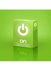 Цветные ароматизированные презервативы ON) Fruit   Color - 3 шт. - ON) - купить с доставкой в Калининграде