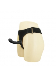 Страпон с изогнутой головкой Ultra Harness Curvy Dildo - 15,8 см. - Baile - купить с доставкой в Калининграде