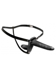 Женский страпон с вагинальной пробкой Double Penetrix Strap-on - 15 см. - Pipedream - купить с доставкой в Калининграде