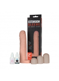 Насадка-удлинитель Extension sleeve с подхватом мошонки - 19 см. - Sitabella - в Калининграде купить с доставкой