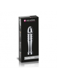 Ребристый фаллоимитатор для электростимуляции Funky Fella Rill Dildo - 13 см. - MyStim - купить с доставкой в Калининграде