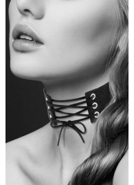 Оригинальный ошейник-чокер со шнуровкой - Bijoux Pour Toi - купить с доставкой в Калининграде
