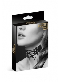 Оригинальный ошейник-чокер со шнуровкой - Bijoux Pour Toi - купить с доставкой в Калининграде