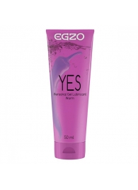 Согревающий лубрикант на водной основе Egzo Yes - 50 мл. - EGZO - купить с доставкой в Калининграде