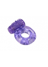 Фиолетовое эрекционное кольцо с вибрацией Rings Axle-pin - Lola Games - в Калининграде купить с доставкой